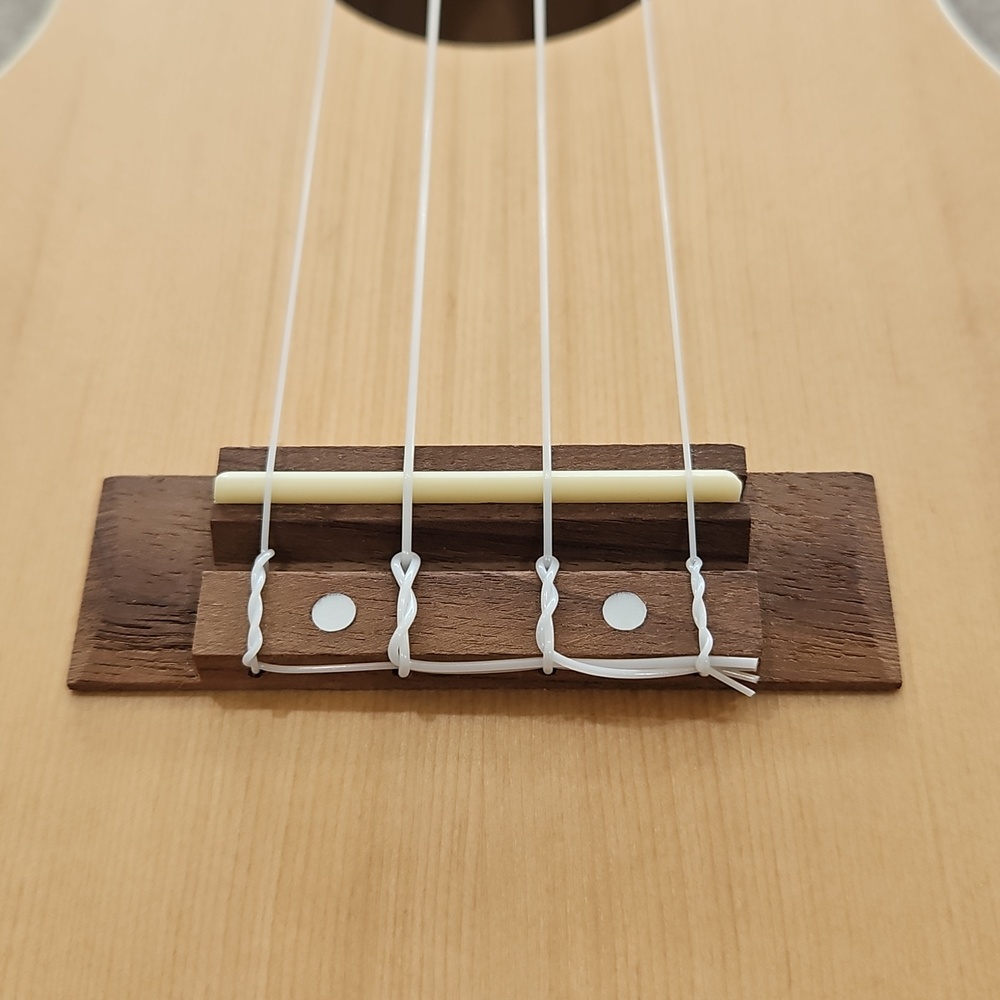 Natural Wood Ukulele with Light Brown Neck - Picture 6 of 14